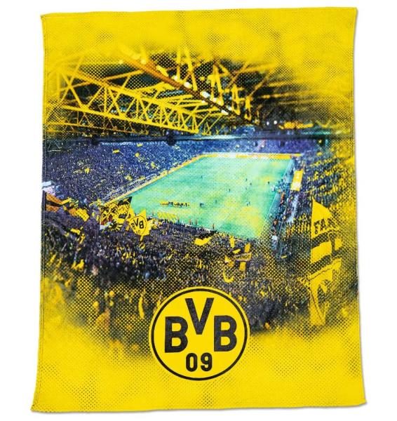 Borussia Dortmund - Fleecedecke mit Stadionprint (150x200cm)